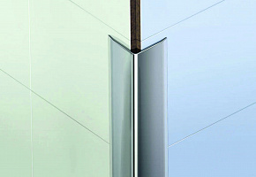 Профиль Juliano Tile Trim SUP08-1S-10H Silver (2440мм) - Фото интерьеров №5